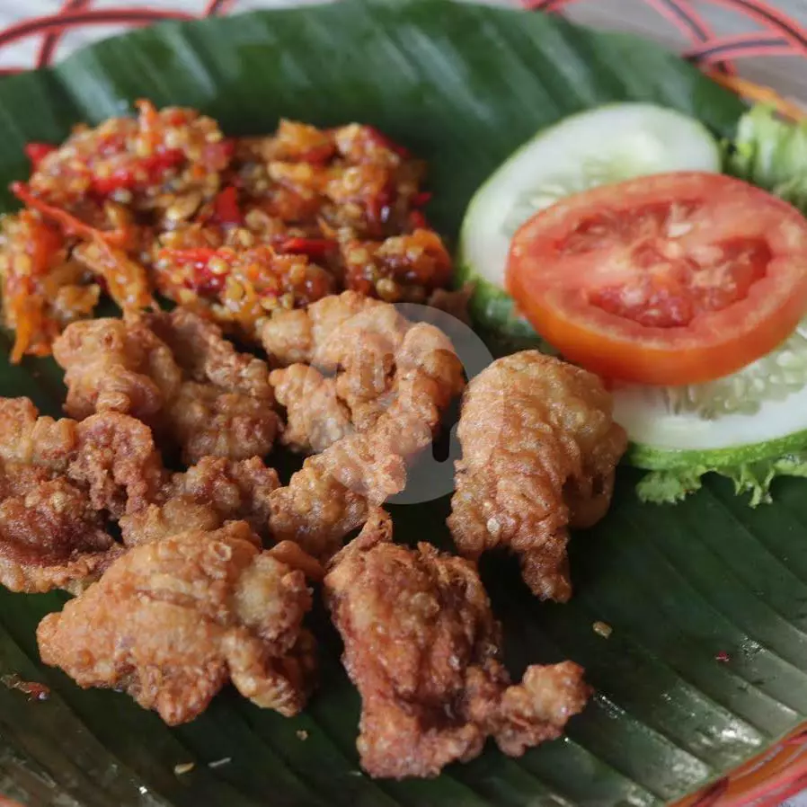 Kulit Ayam Geprek